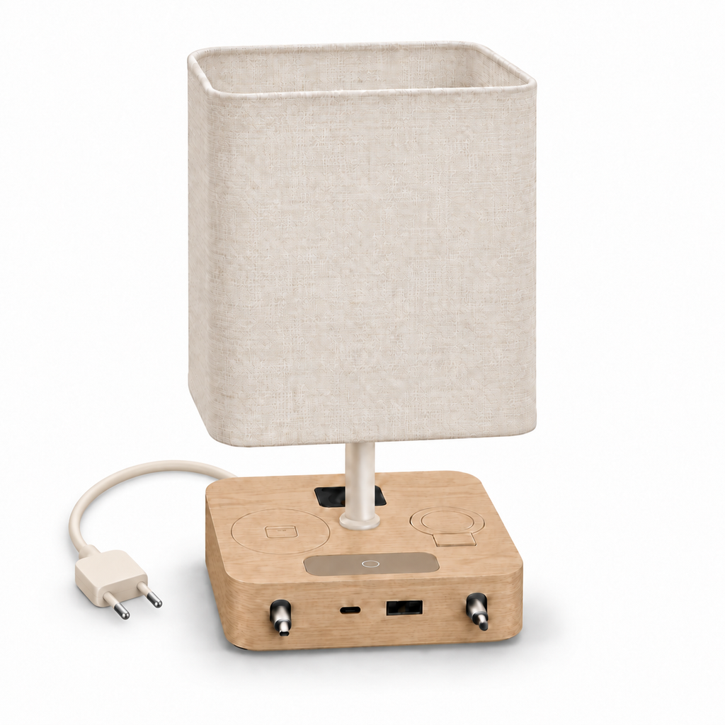 FlexTurtle Calm 7-in-1 Bedside Charging Station Lamp