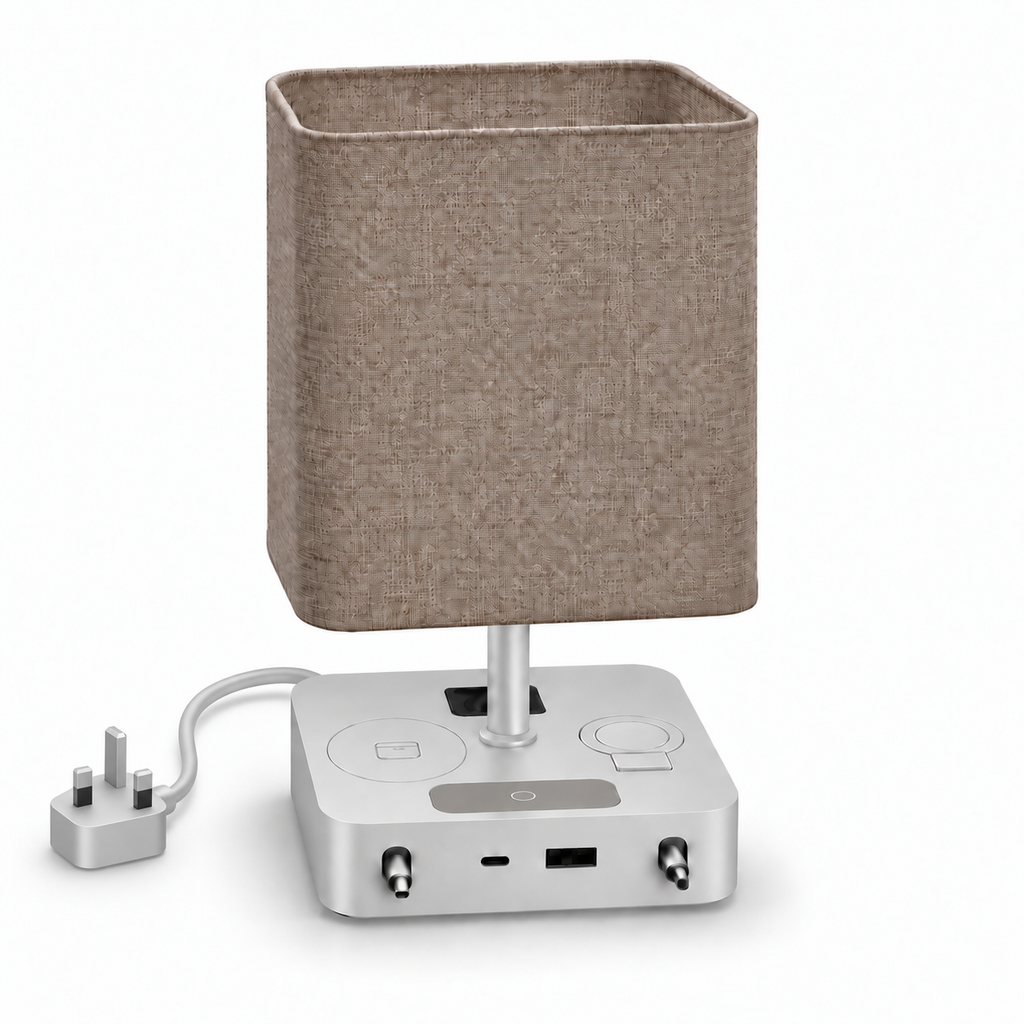 FlexTurtle Calm 7-in-1 Bedside Charging Station Lamp